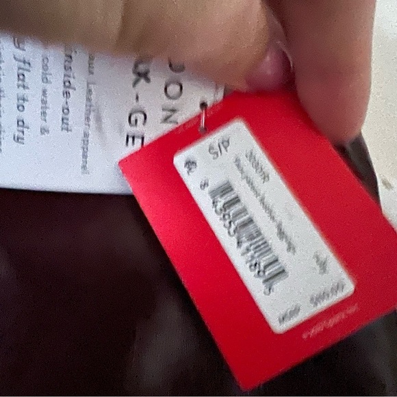 SPANX Faux Patent Leather Leggings Ruby size S - Picture 3 of 6